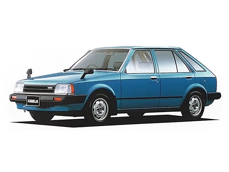 Mazda Familia (BD1031, BD1051) 5 поколение, рестайлинг, хэтчбек 5 дв. (01.1983 - 01.1985)